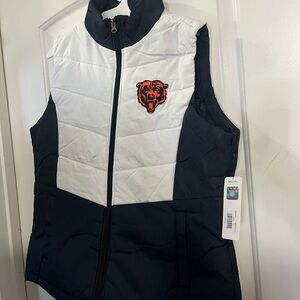 NWT Chicago Bears Puffer Vest